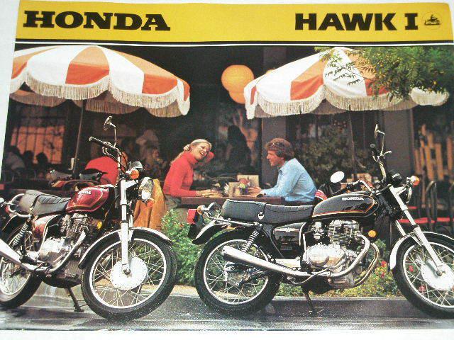 1979 honda hawk cb400t cb400ti cb400 cb 400 brochure mint nos oem