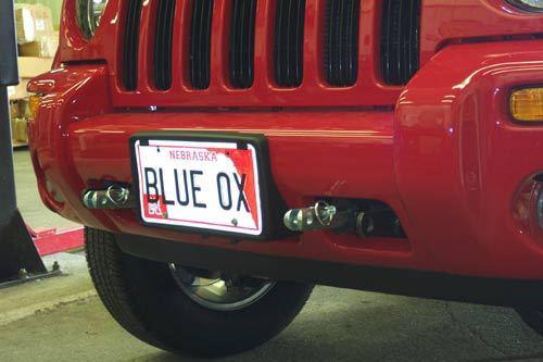 Blue ox bx1119 base plate for jeep liberty 02-04
