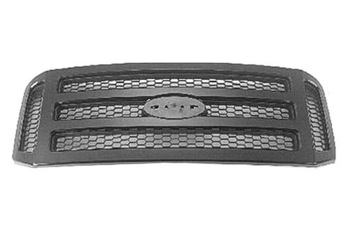 Replace fo1200472 - 2005 ford f-250 grille brand new truck grill oe style