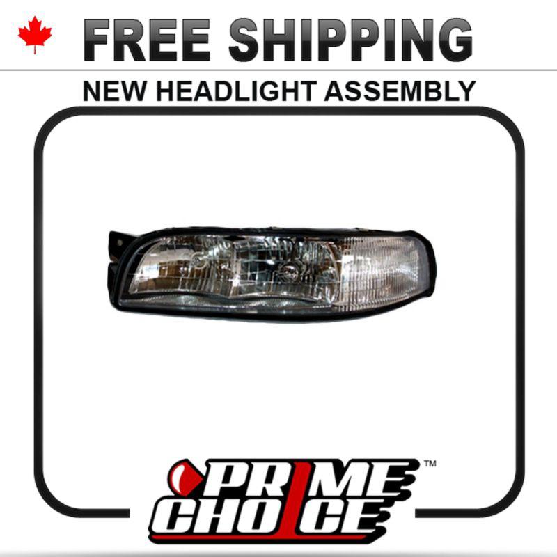 97-99 buick lesabre headlight headlamp assembly left driver side lh new w/ bulb