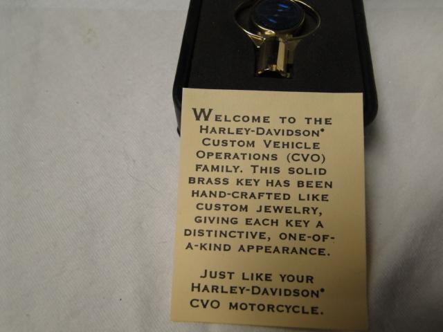 Harley-davidson custom vehicle operations (cvo) brass key