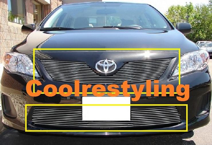 2011 12 13 2013 toyota corolla billet grille grill combo inserts