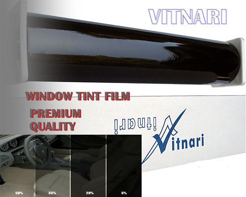 40"x200ft roll of window film tint 2 ply black 50%
