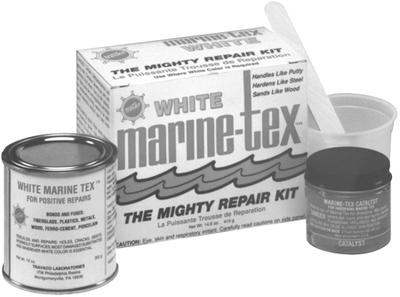 Travaco labs/marine tex 10 lb white marine - tex kit - gallon rm308k
