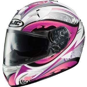 New hjc lash is16 sunshield helmet, pink/white, small