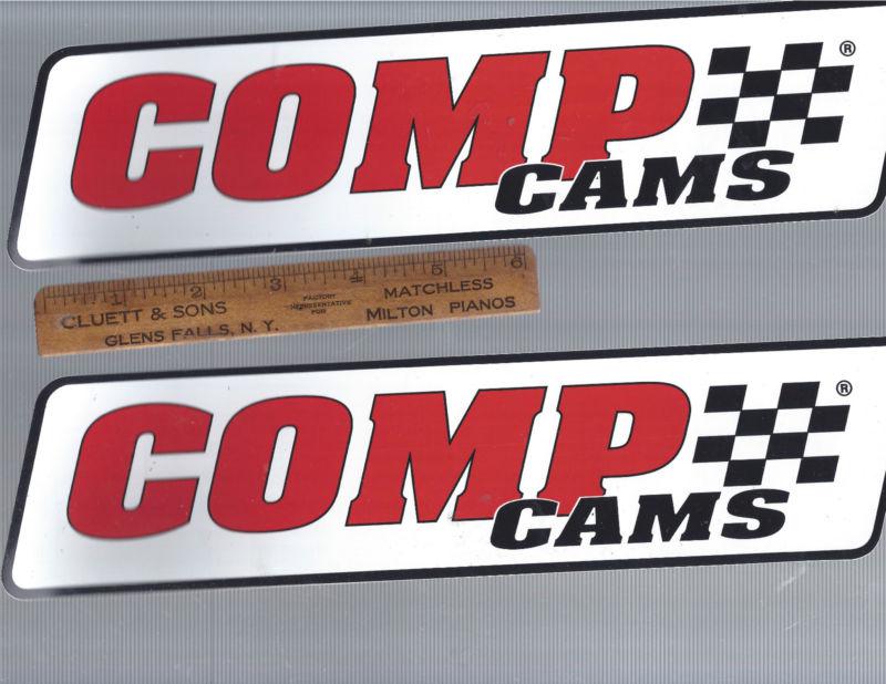 Lot of 2 comp cams decals new old stock