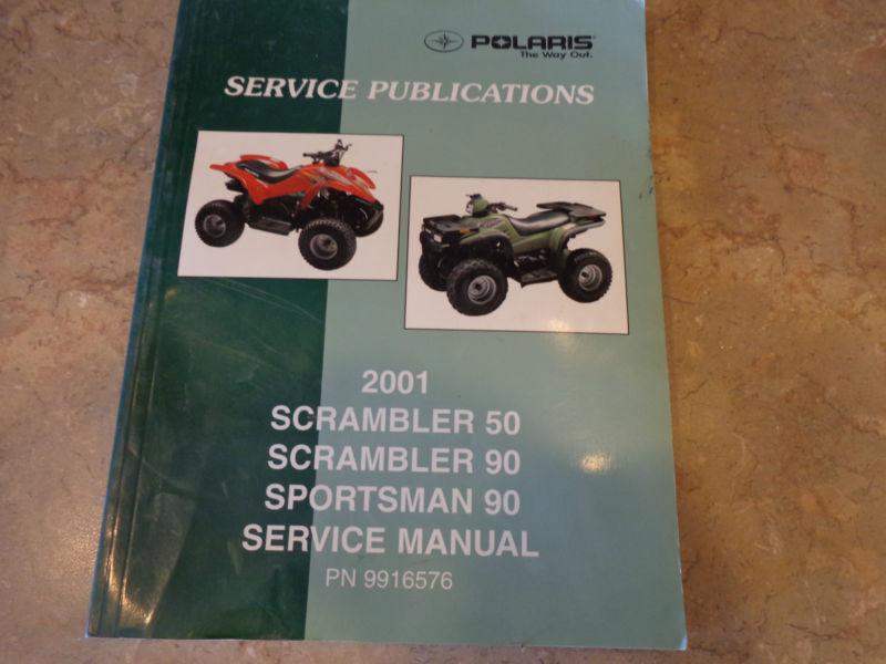 2001 polaris scrambler 50 / 90 sportsman 90 service manual