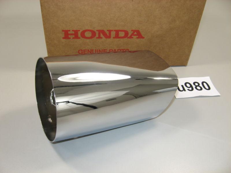 New genuine honda left exhaust tip cap 01-05 gl1800 goldwing muffler tip   #u980