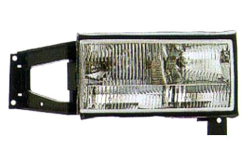 Replace gm2503164 - 94-96 cadillac deville front rh headlight assembly