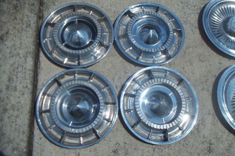 1960 buick electra deluxe hubcaps wheel covers set of 4 factory original #a3