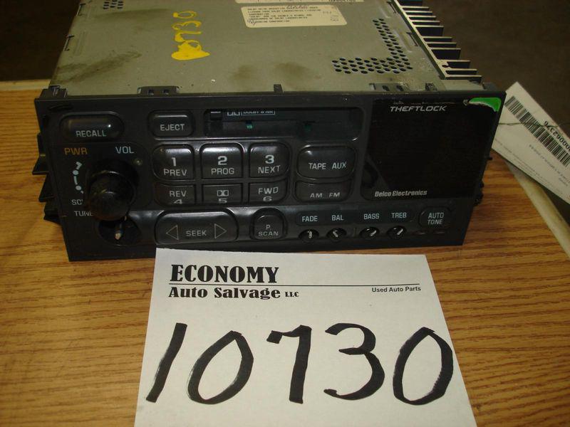 Gmc yukon a/v equipment am mono, fm st, cassette, automatic tone control 99