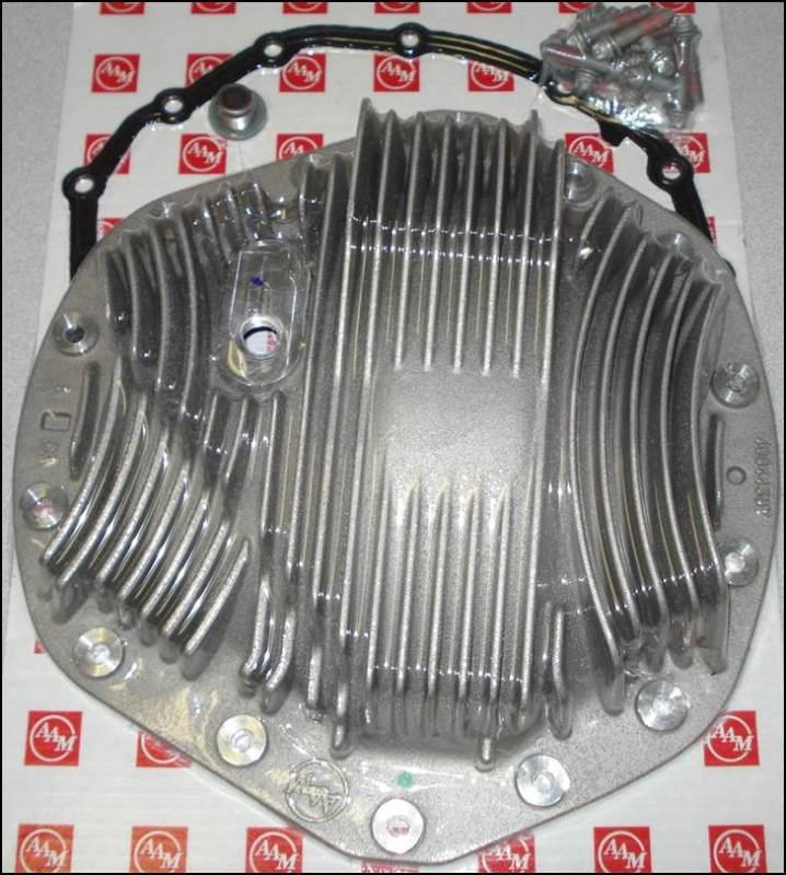 74030017 dodge ram gm aam 11.5" aluminum finned differential cover kit