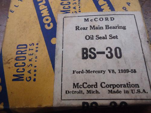 1939-58 ford mercury mccord rear main bearing oil seal