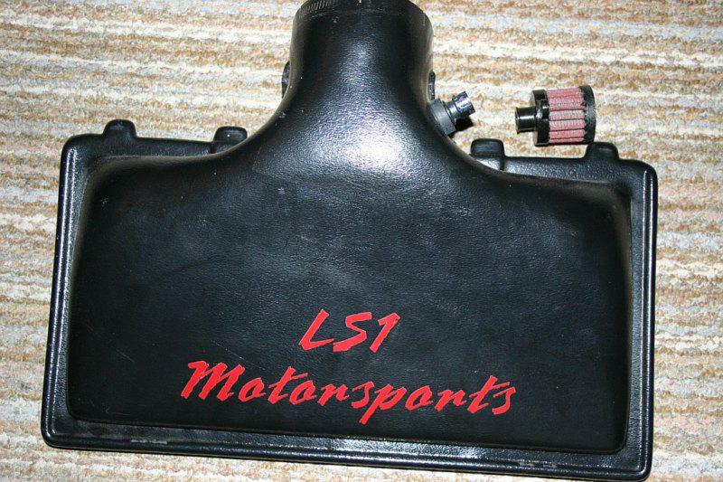 Ls1 motorsports air intake lid for ls1 camaro firebird trans am with filter
