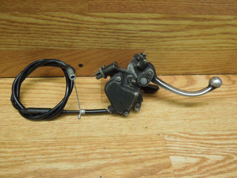 Yamaha raptor 90 oem brake lever & throttle assembly with cable #42b239