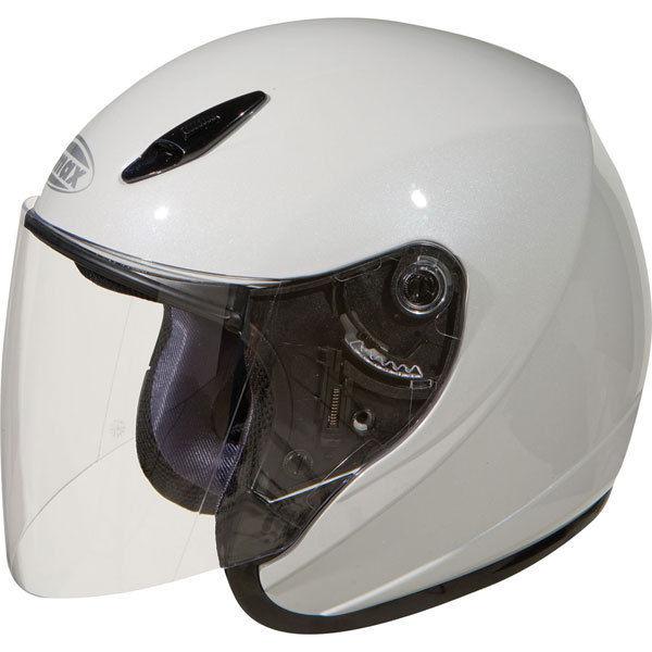 Pearl white xl gmax gm17 open face helmet