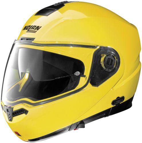 Nolan n104 modular solid motorcycle helmet cab yellow x-large