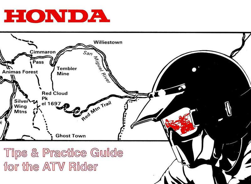 Honda atv road riding tips guide manual -honda atv-rubicon-fourtrax-honda atv