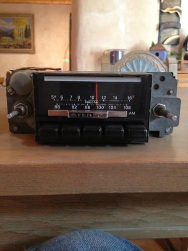 1971 mercury cougar am-fm stereo with "cougar" script face lower price+free s&h