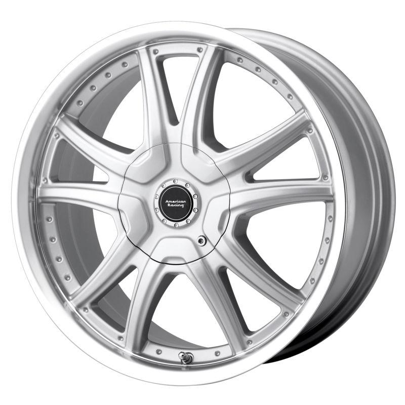 17x7.5 american racing alert silver wheel/rim(s) 5x108 5-108 5x4.25 17-7.5