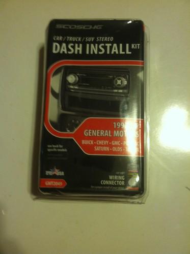 Scosche stereo radio in dash install kit 1992 & up general motors,hummer, toyota