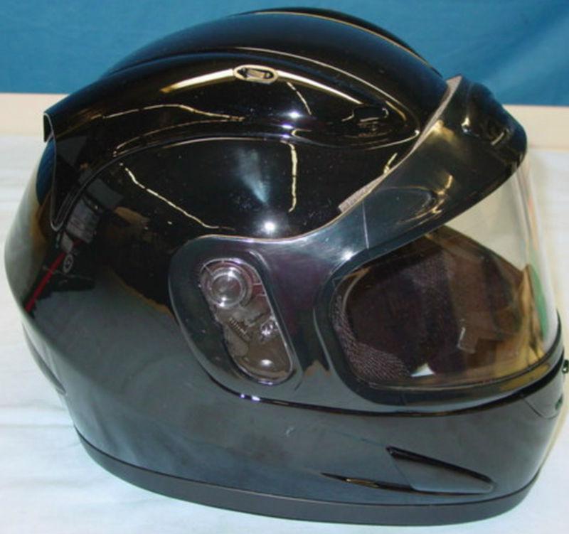Mossi black full face helmet size medium