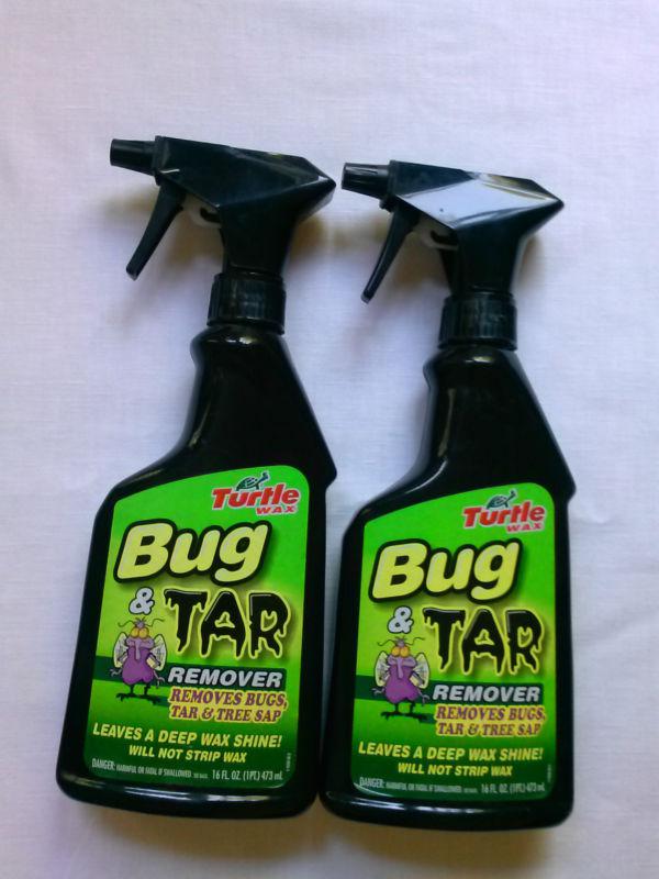 Turtle wax bug & tar remover 2 bottles 16 fl.oz each