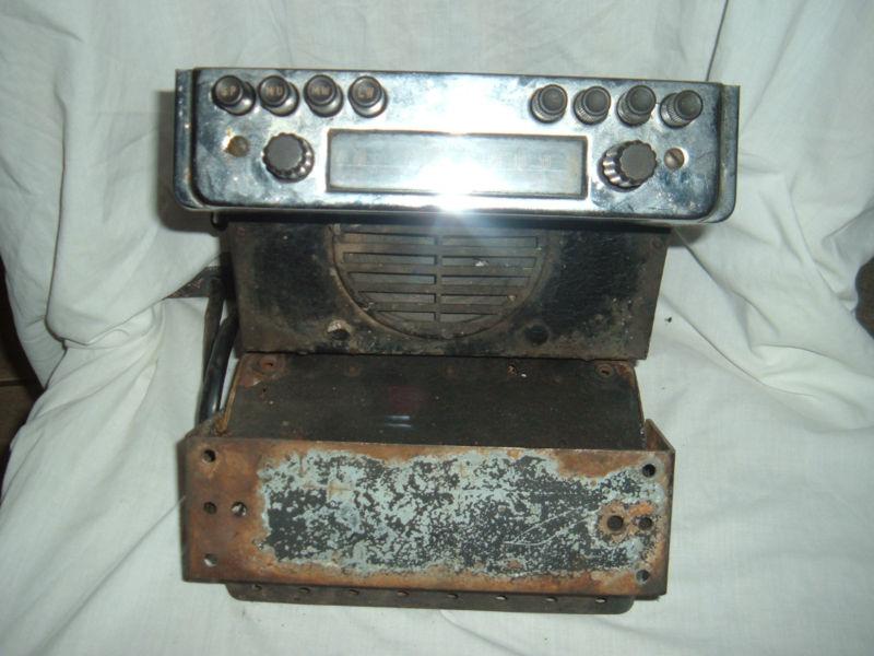 1951 jaguar stereo and amplifier as found