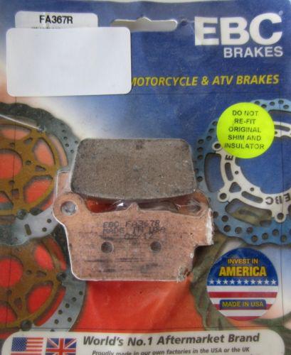 Ebc fa367r brake pads 05-06 yamaha wr 450f 2009-2012 kawasaki kx 450f new