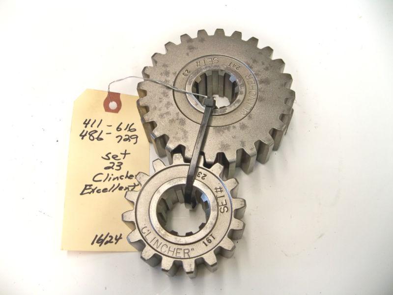 6.16/7.29  clincher  quick change gears nice nascar