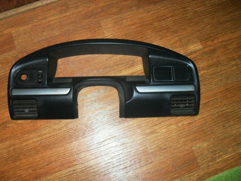 1992 -1997 ford f150 f250 f350 bronco dash bezel  oem with fuel selector switch