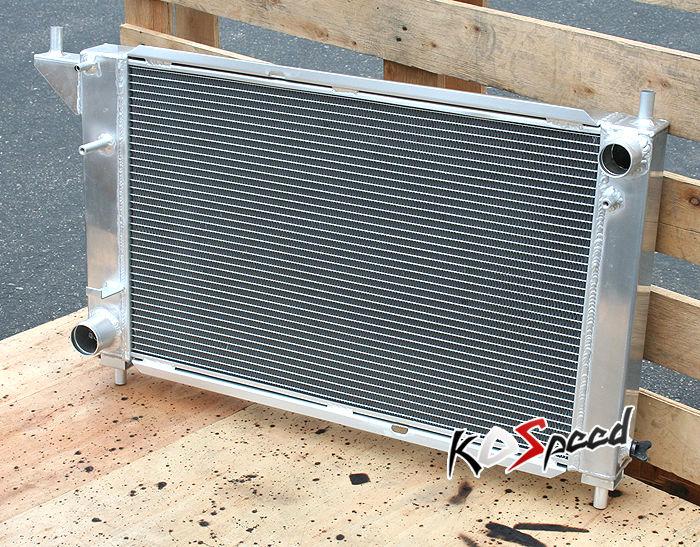 96 ford mustang mt manual transmission tri core 3 row aluminum racing radiator