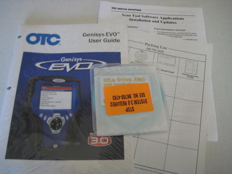 Otc 3421-109 usa 2008 abs/air bag smart card with pathfinder-new in package!!!