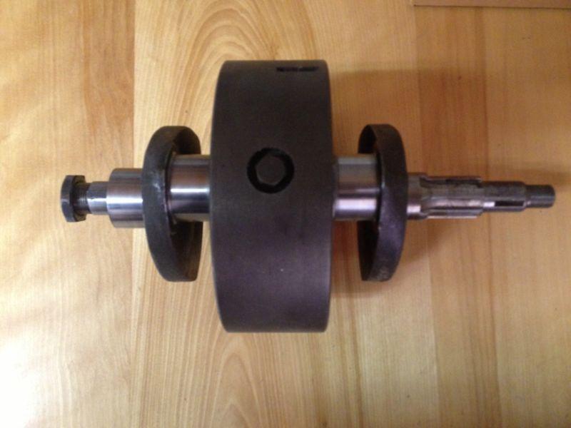 Crankshaft for triumph  500cc t100r t100c bushed (pre 1968) w/ rod bearings