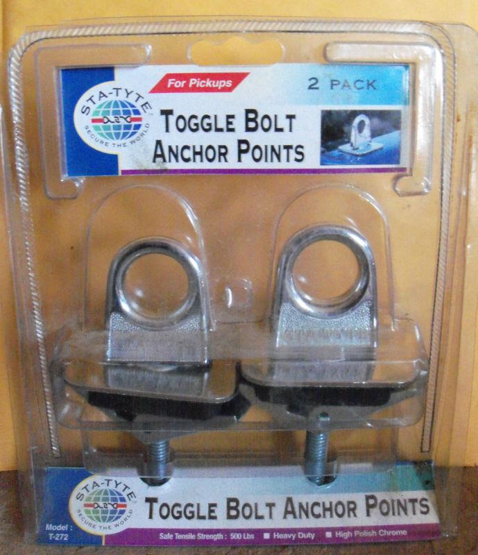 2 pack sta-tyte toggle bolt anchor points for pickups