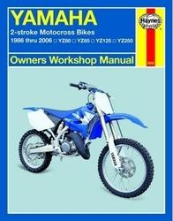 Haynes service manual for yamaha yz80/85/125/250 2-stroke motocross bikes 86-03
