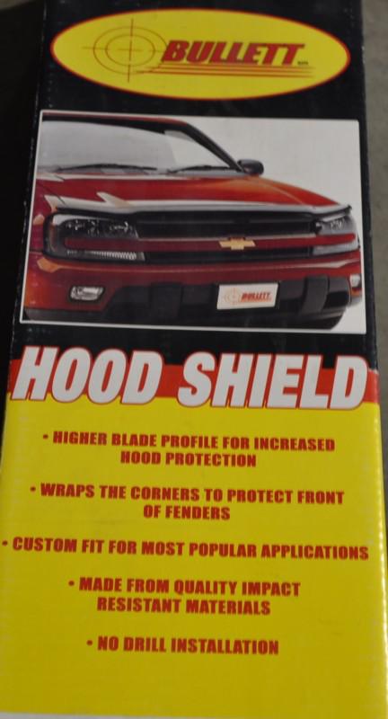 Bullett hood shield hs2002/02-03 ford pickup truck/smoke/fender protectors