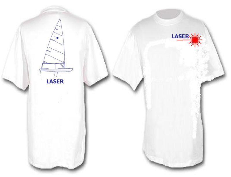 Laser sailboat t-shirt