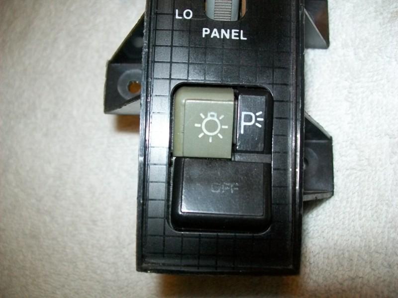 1987 pontiac firebird formula trans am headlight switch and bezel