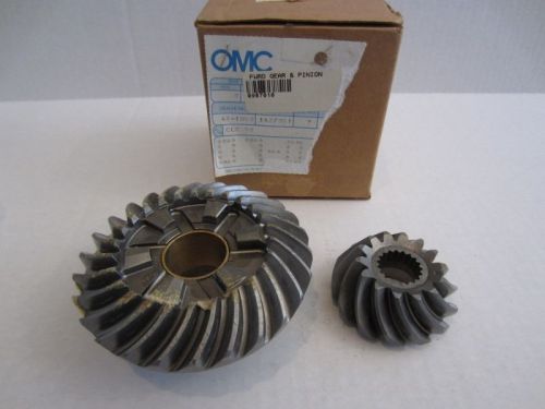 Omc 987010 435020 134026 337772 forward gear &amp; pinion matched set new