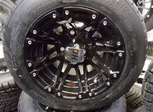 Golf cart tire packages! 10&#034; hd wheels with 20&#034; slasher tires