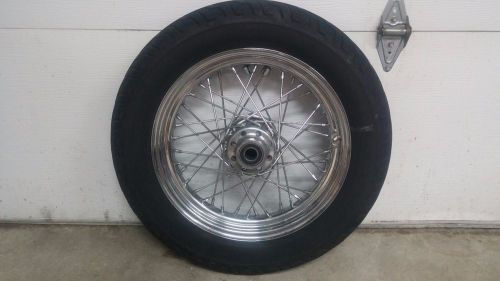 Genuine harley davidson 16x3 front rim wheel with tire