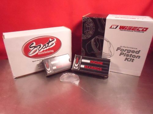 Scat rods wiseco pistons king starlet glanza turbo ep82 ep91 5e 8.5:1 75mm