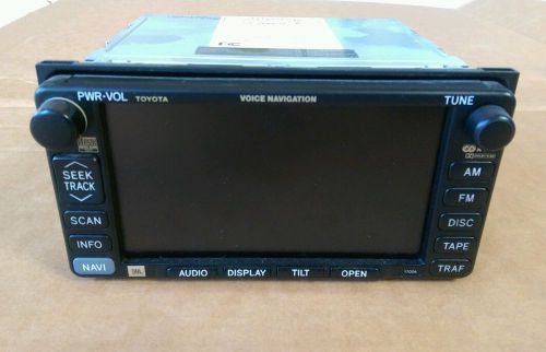 Toyota 2003 2004 4runner jbl voice navigation dvd cd player radio gps 17006