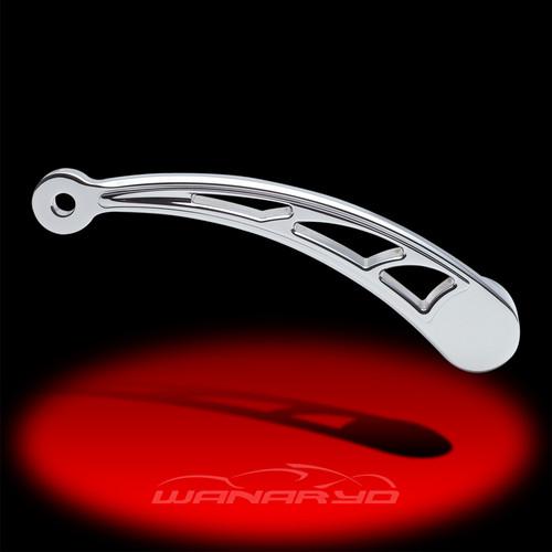 Elite single shift arm, chrome for 84-newer touring & 98-newer softail harleys