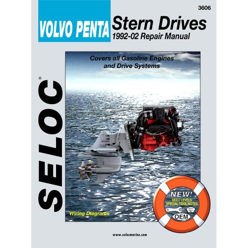 Seloc service manual - volvo/penta - stern drive - 1992-02 -3606