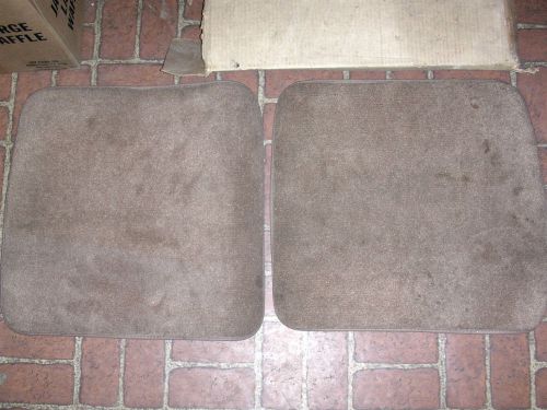 Amc &amp; jeep rear carpet floor mats oem