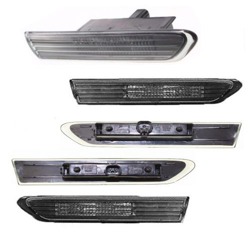 New led front side marker smoke light pair for 2004 2005 2006 2007 08 acura tl