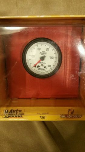 Auto meter 7861 phantom ii fuel pressure gauge 2-5/8&#034; electrical (full sweep)