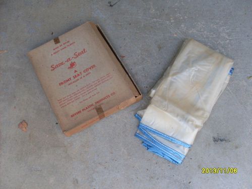 Vintage save-a-seat car seat cover 1950s 60&#039;s nos in box universal fit